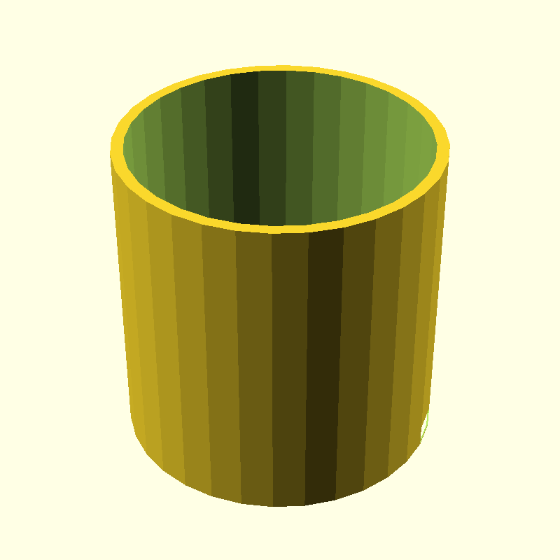 cylinder with bottom