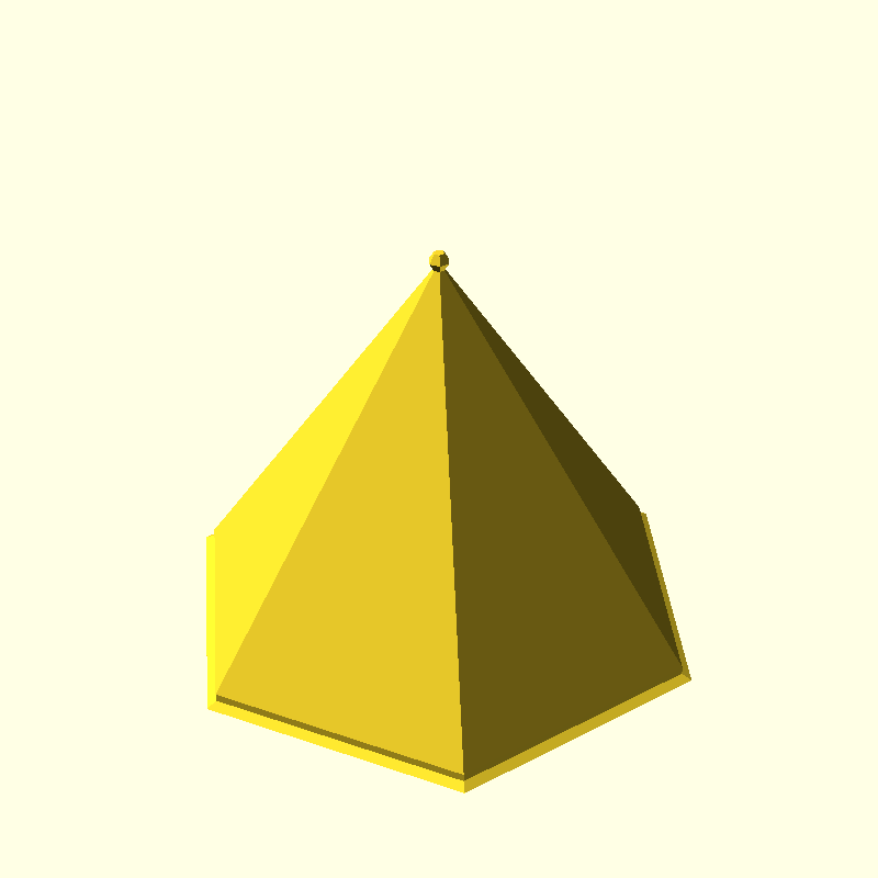 pyramid hexagonal