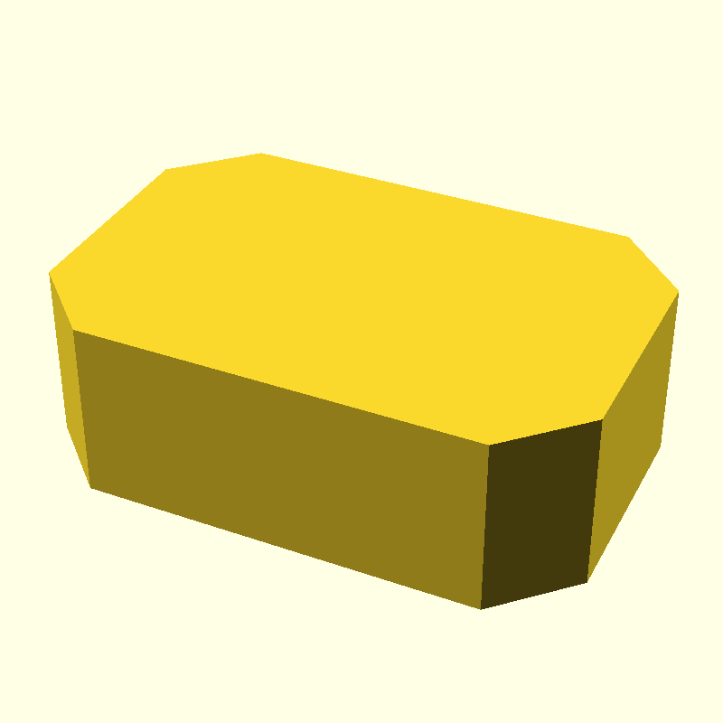 extruded rectangle
