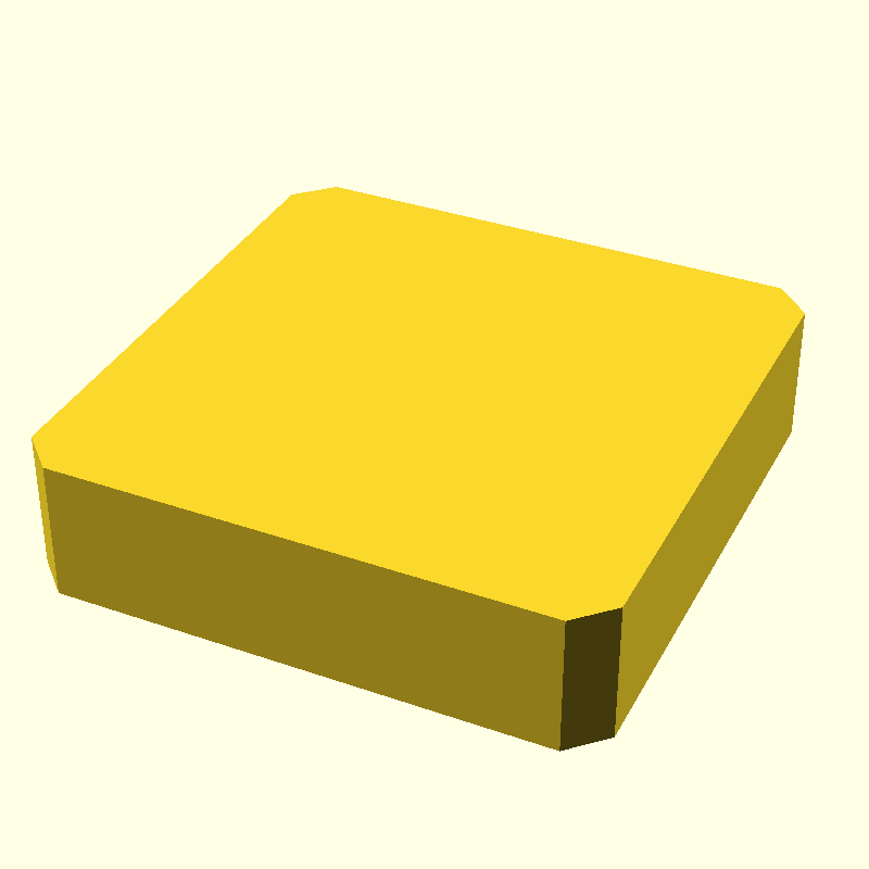 extruded square
