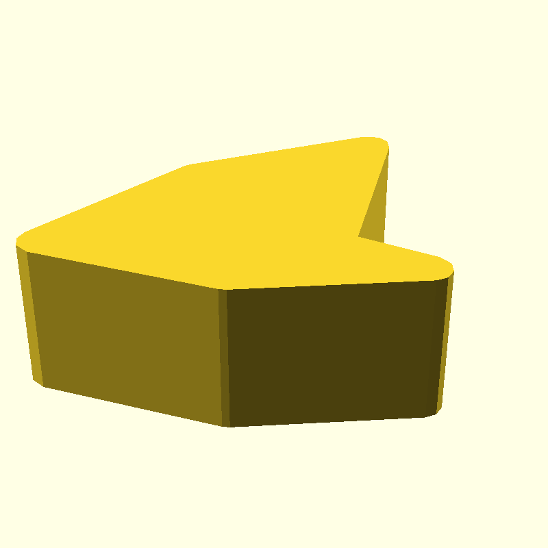 linear extrusion straight