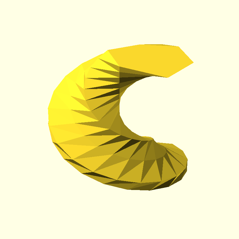 linear extrusion twisted 10