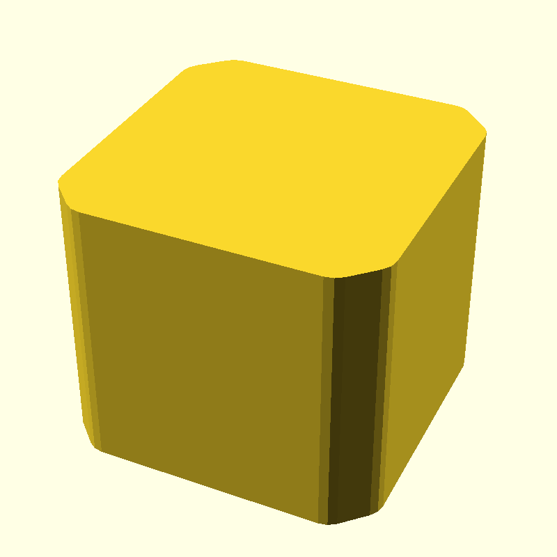 rounded cube small