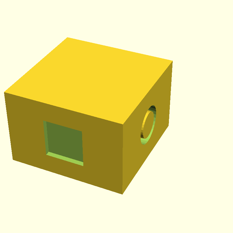 cube with dovetail