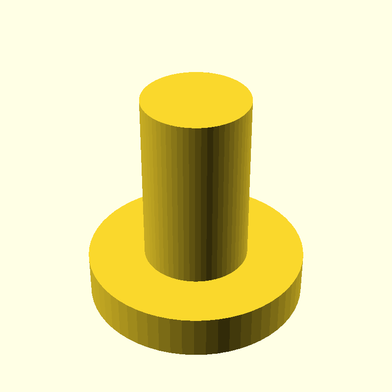 cylinder with base cylindrical