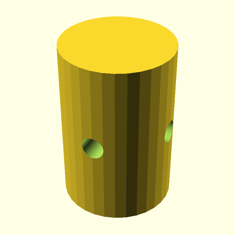 cylinder with groove