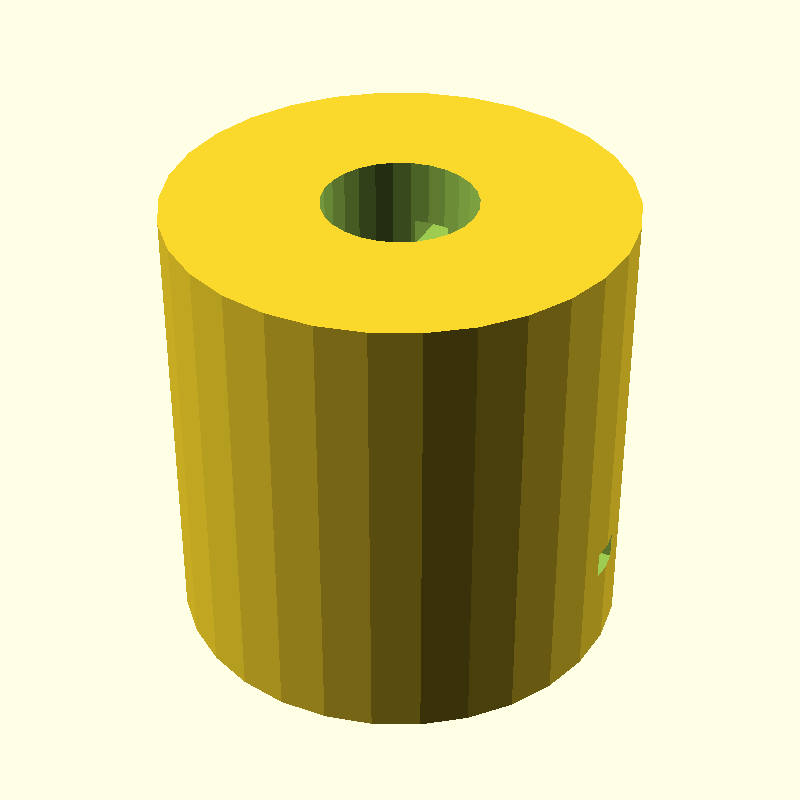 cylinder with retaining groove