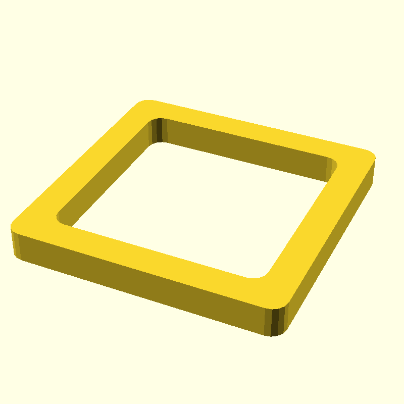difference frame hollow
