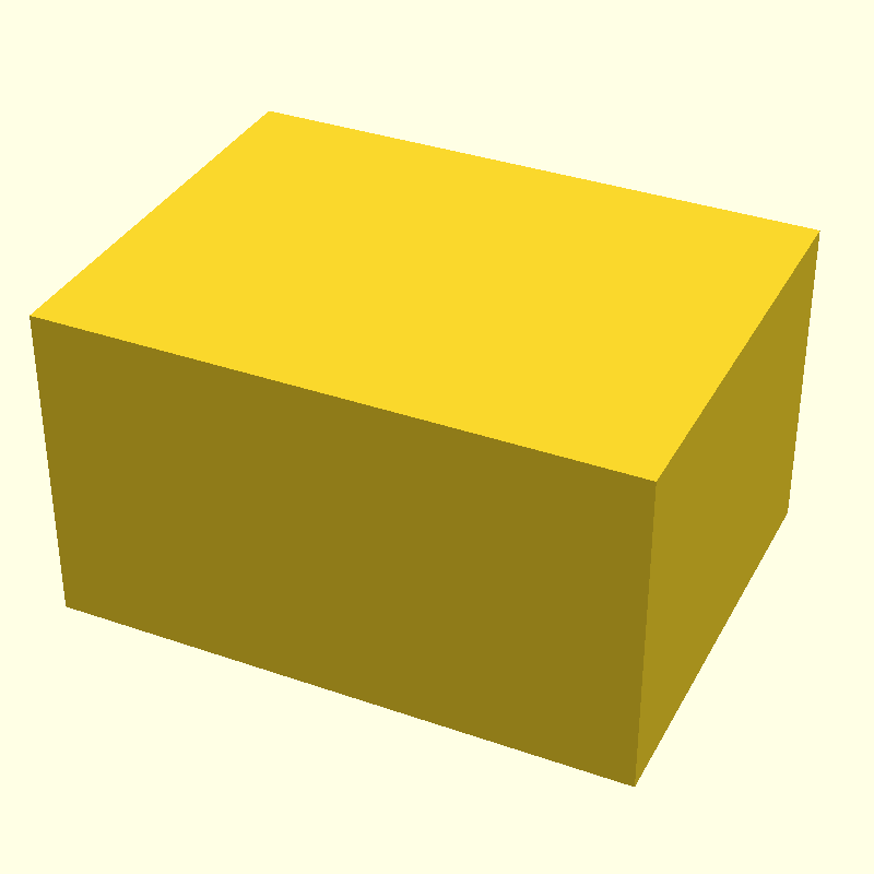 hollow box thick wall