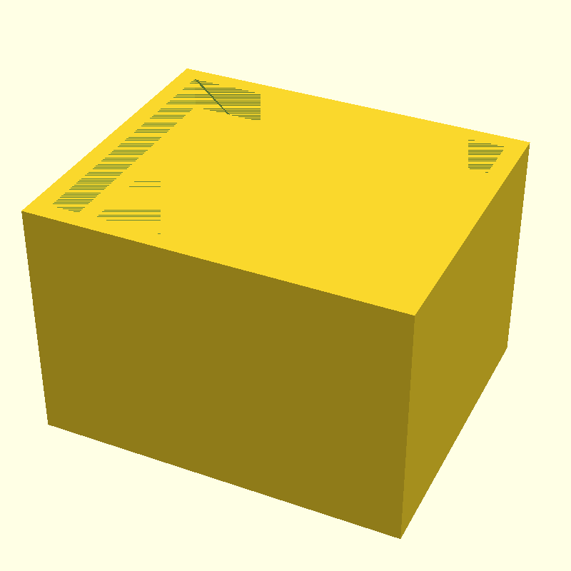 hollow box with drawer