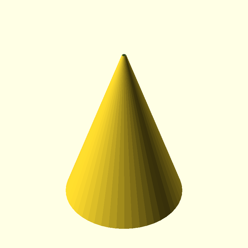 hollow cone thick