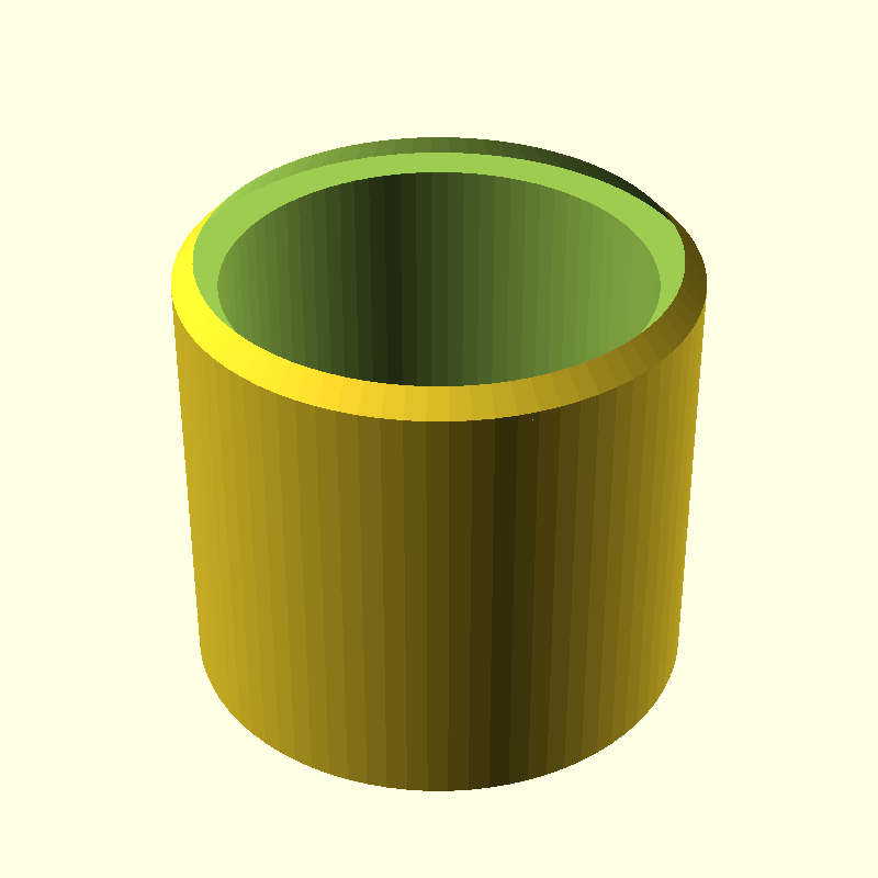 hollow cylinder thick
