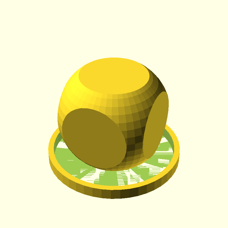 intersection cubic sphere