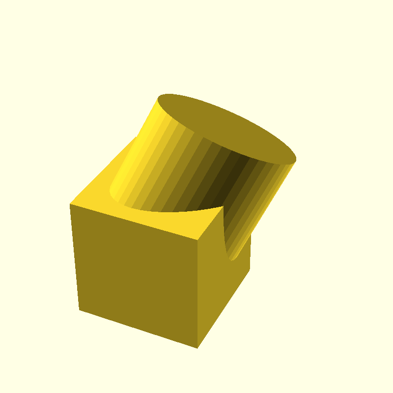 intersection elliptical cube