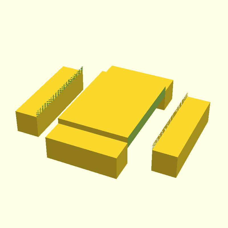 platform with edge supports