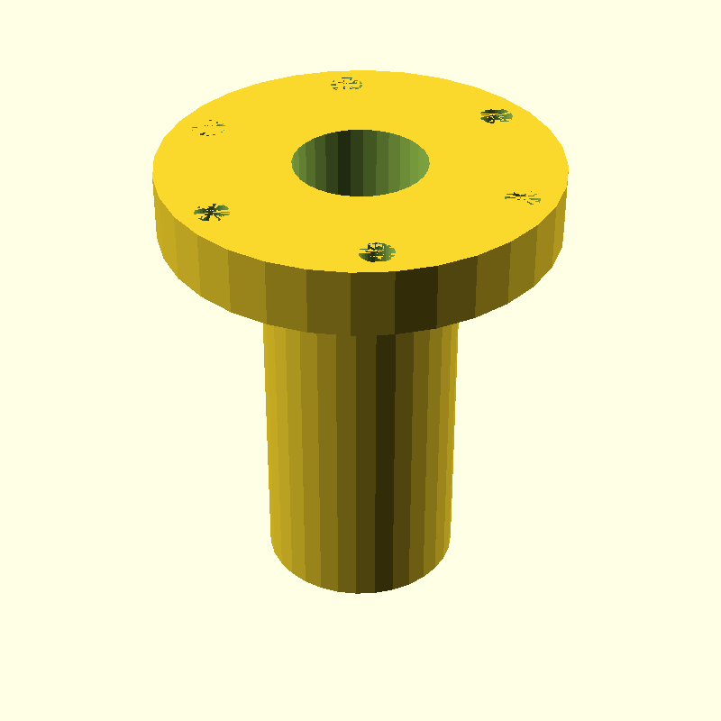 tube with flange