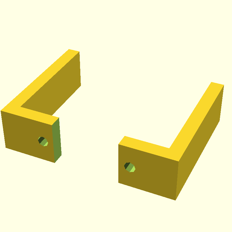 union bracket u shape